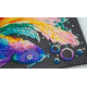 Mini Bead Embroidery Kit on Art Canvas "Variegated"