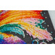 Mini Bead Embroidery Kit on Art Canvas "Variegated"