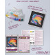 Mini Bead Embroidery Kit on Art Canvas "Variegated"