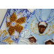 Mini Bead Embroidery Kit on Art Canvas "Little angel"