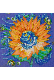Mini Bead Embroidery Kit on Art Canvas "A magical dream"