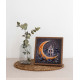 Mini Bead Embroidery Kit on Art Canvas "The magic of the night sky"