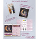 Mini Bead Embroidery Kit on Art Canvas "The magic of the night sky"