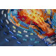 Mini Bead Embroidery Kit on Art Canvas "Bring the light"
