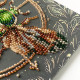Mini Bead Embroidery Kit on Art Canvas "The Alchemy of Nature"