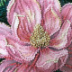 Mini Bead Embroidery Kit on Art Canvas "Petal Kiss"