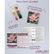 Mini Bead Embroidery Kit on Art Canvas "Petal Kiss"