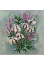Midi Bead Embroidery Kit on Art Canvas "Gentle dream"