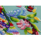 Midi Bead Embroidery Kit on Art Canvas "Spring bird"