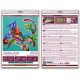 Midi Bead Embroidery Kit on Art Canvas "Spring bird"