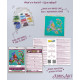 Midi Bead Embroidery Kit on Art Canvas "Spring bird"