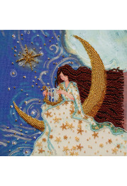 Midi Bead Embroidery Kit on Art Canvas "Andromeda"