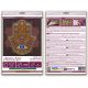 Midi Bead Embroidery Kit on Art Canvas "Golden Hamsa"