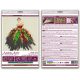 Midi Bead Embroidery Kit on Art Canvas "Color dance"