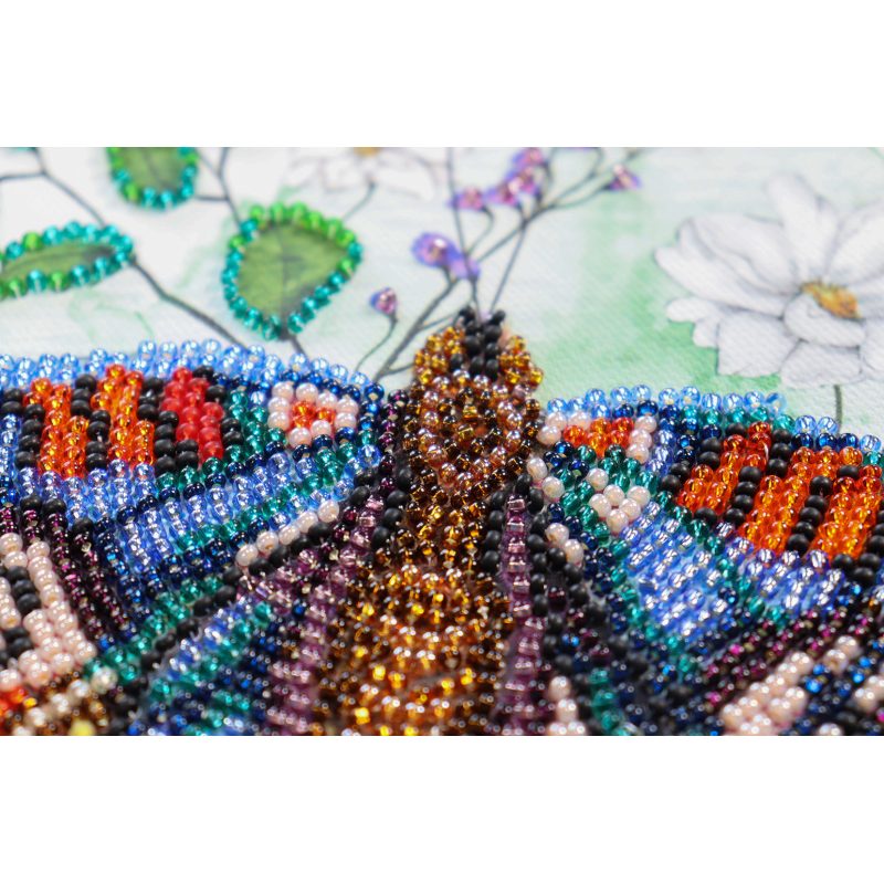 Midi Bead Embroidery Kit on Art Canvas "Color harmony"