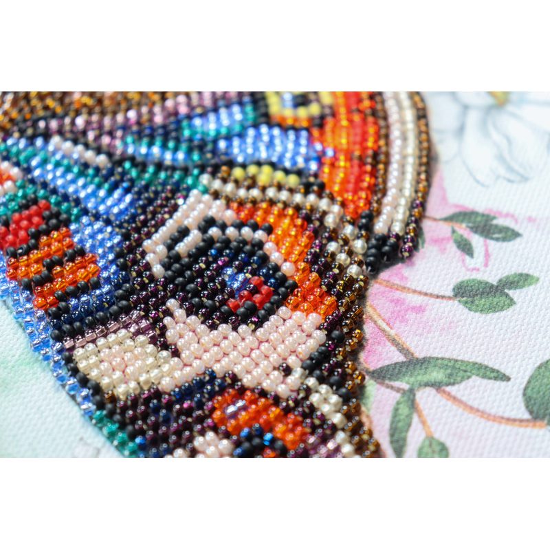 Midi Bead Embroidery Kit on Art Canvas "Color harmony"