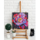 Midi Bead Embroidery Kit on Art Canvas "Time to bloom"