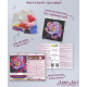 Midi Bead Embroidery Kit on Art Canvas "Time to bloom"