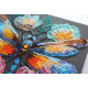 Midi Bead Embroidery Kit on Art Canvas "Flickering wings"