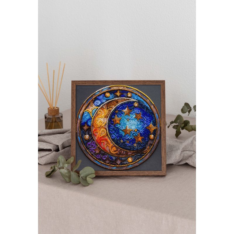 Midi Bead Embroidery Kit on Art Canvas "Magical dreams"