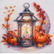 Midi Bead Embroidery Kit on Art Canvas "Autumn light"