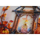 Midi Bead Embroidery Kit on Art Canvas "Autumn light"
