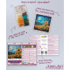 Midi Bead Embroidery Kit on Art Canvas "Sunflowers in night’s embrace"