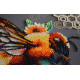 Midi Bead Embroidery Kit on Art Canvas "Honey mosaic"