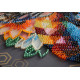 Midi Bead Embroidery Kit on Art Canvas "Honey mosaic"
