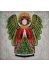 Midi Bead Embroidery Kit on Art Canvas "Guardian of the Christmas Miracle"