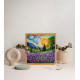 Midi Bead Embroidery Kit on Art Canvas "Summer memories"