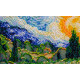 Midi Bead Embroidery Kit on Art Canvas "Summer memories"