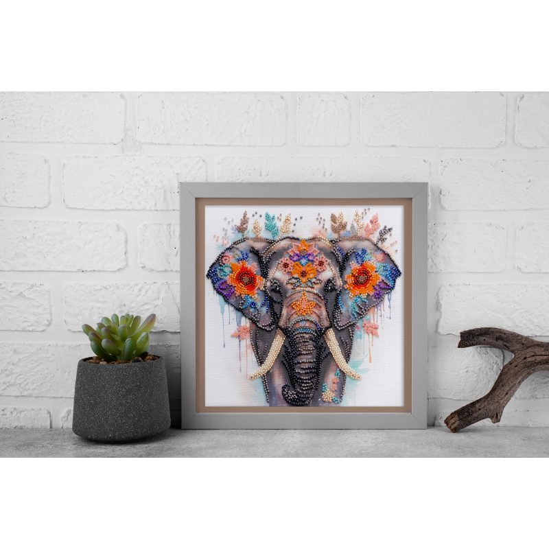 Midi Bead Embroidery Kit on Art Canvas "Secrets of the east"