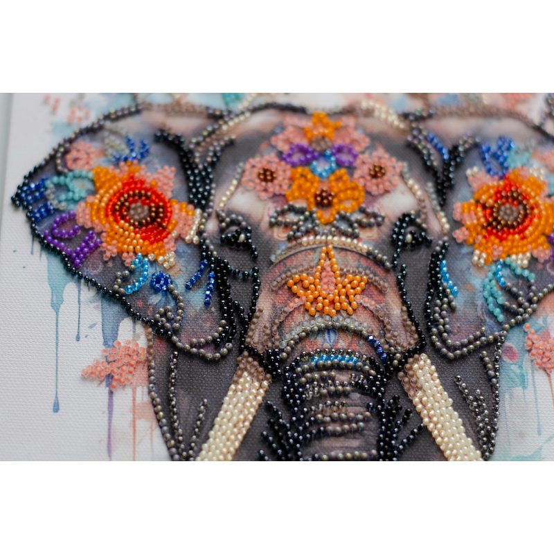 Midi Bead Embroidery Kit on Art Canvas "Secrets of the east"