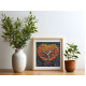 Midi Bead Embroidery Kit on Art Canvas "Warm feelings"