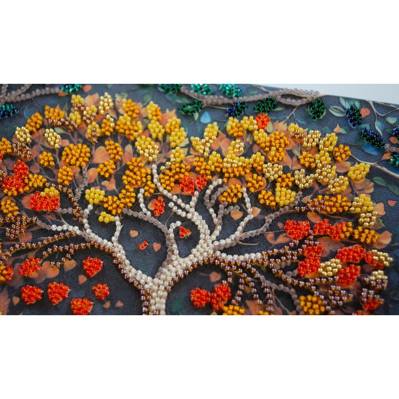 Midi Bead Embroidery Kit on Art Canvas "Warm feelings"