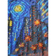 Midi Bead Embroidery Kit on Art Canvas "The rhythm of life"