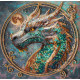 Midi Bead Embroidery Kit on Art Canvas "Breath of Fire"
