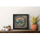 Midi Bead Embroidery Kit on Art Canvas "Breath of Fire"