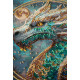 Midi Bead Embroidery Kit on Art Canvas "Breath of Fire"