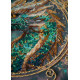 Midi Bead Embroidery Kit on Art Canvas "Breath of Fire"