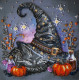 Midi Bead Embroidery Kit on Art Canvas "Dream of the Witch"