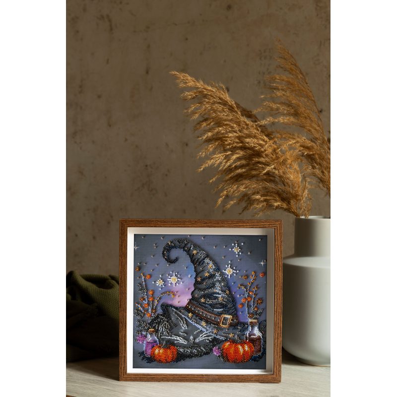 Midi Bead Embroidery Kit on Art Canvas "Dream of the Witch"