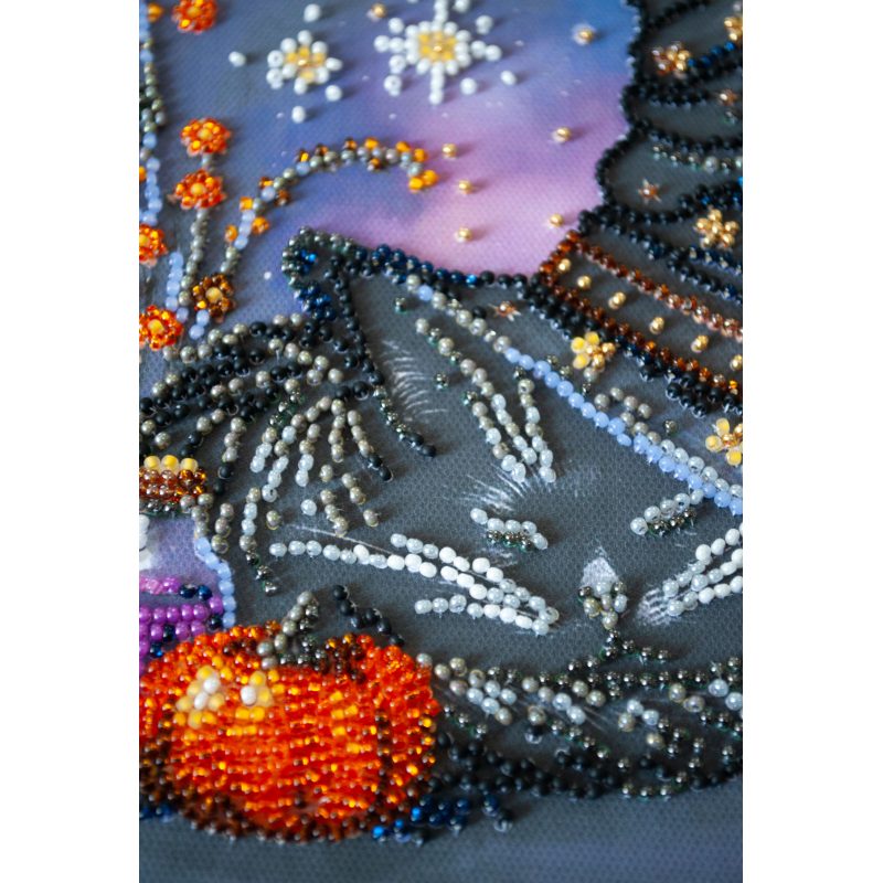 Midi Bead Embroidery Kit on Art Canvas "Dream of the Witch"