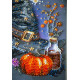 Midi Bead Embroidery Kit on Art Canvas "Dream of the Witch"