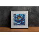 Midi Bead Embroidery Kit on Art Canvas "Royal Bloom"