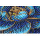 Midi Bead Embroidery Kit on Art Canvas "Royal Bloom"