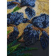 Midi Bead Embroidery Kit on Art Canvas "Dancing in golden light"