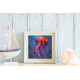 Midi Bead Embroidery Kit on Art Canvas "Dangerous grace"