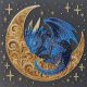 Midi Bead Embroidery Kit on Art Canvas "Little One of Moonlit Legends"